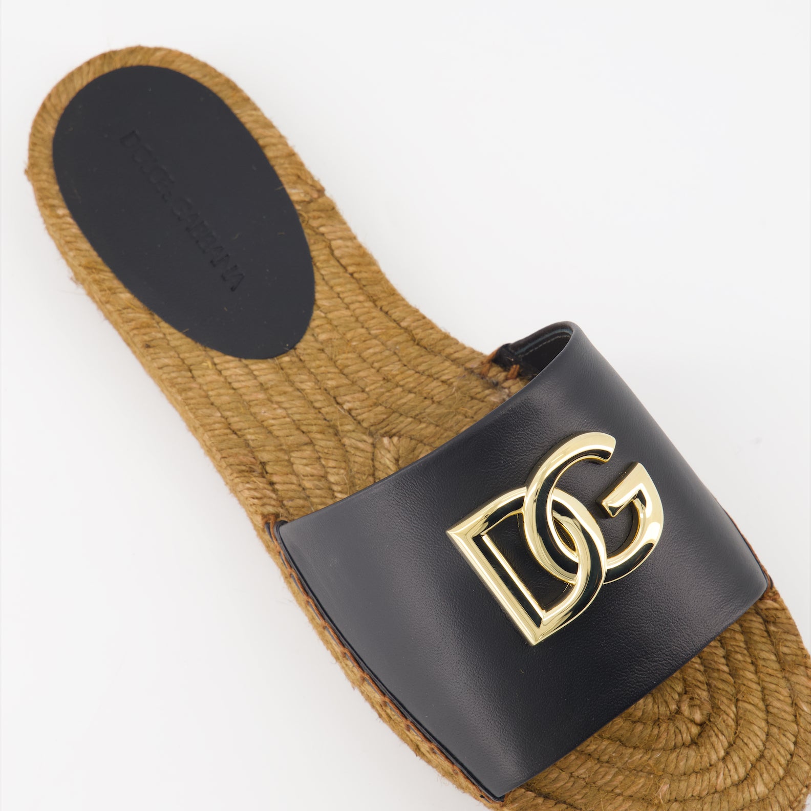 Open shoes DG slides Dolce & Gabbana Black Women