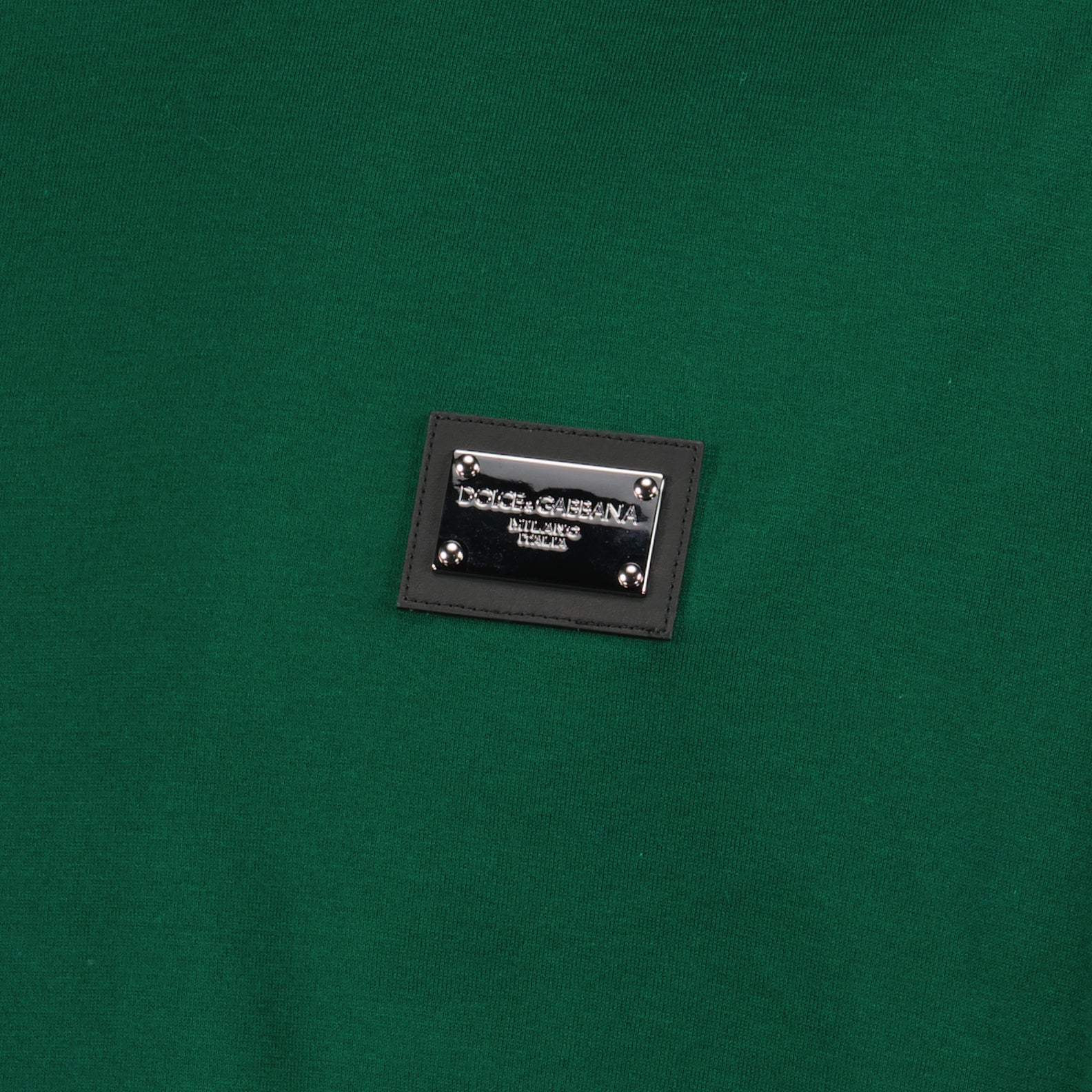 T-shirts Plaque logo T-shirt Dolce & Gabbana Green Man