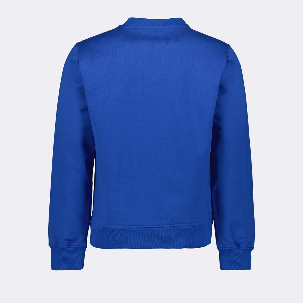 Sweatshirts Sweatshirt à logo plaque Dolce & Gabbana Bleu Homme