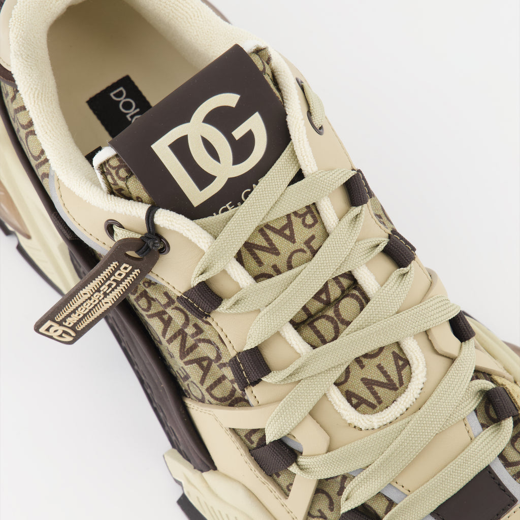 Tênis Baskets Airmaster Dolce & Gabbana Bege Homme