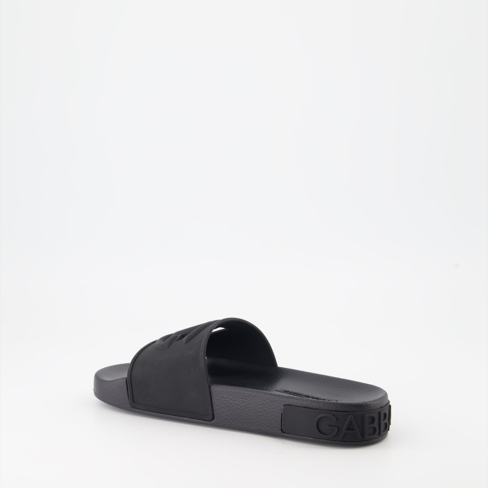 Offene schuhe Claquettes DG Dolce & Gabbana Schwarz Femme