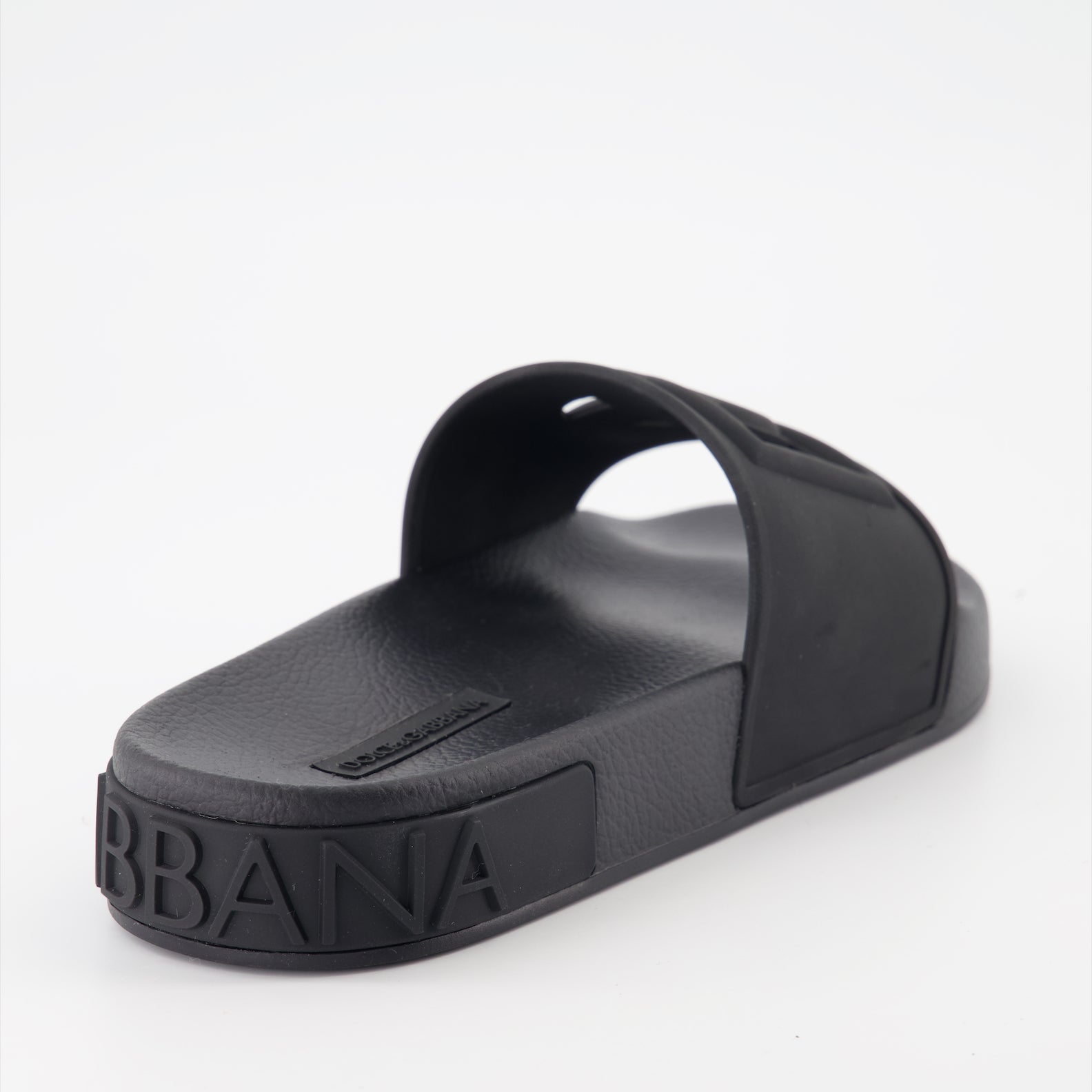 Offene schuhe Claquettes DG Dolce & Gabbana Schwarz Femme