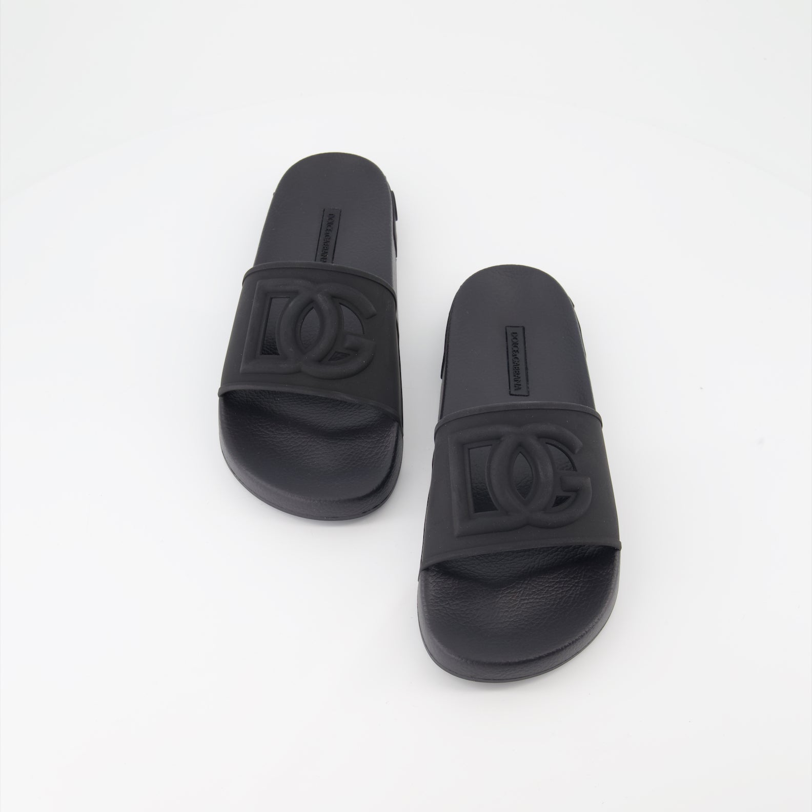 Offene schuhe Claquettes DG Dolce & Gabbana Schwarz Femme