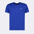 T-shirts T-shirt à logo plaque Dolce & Gabbana Bleu Homme