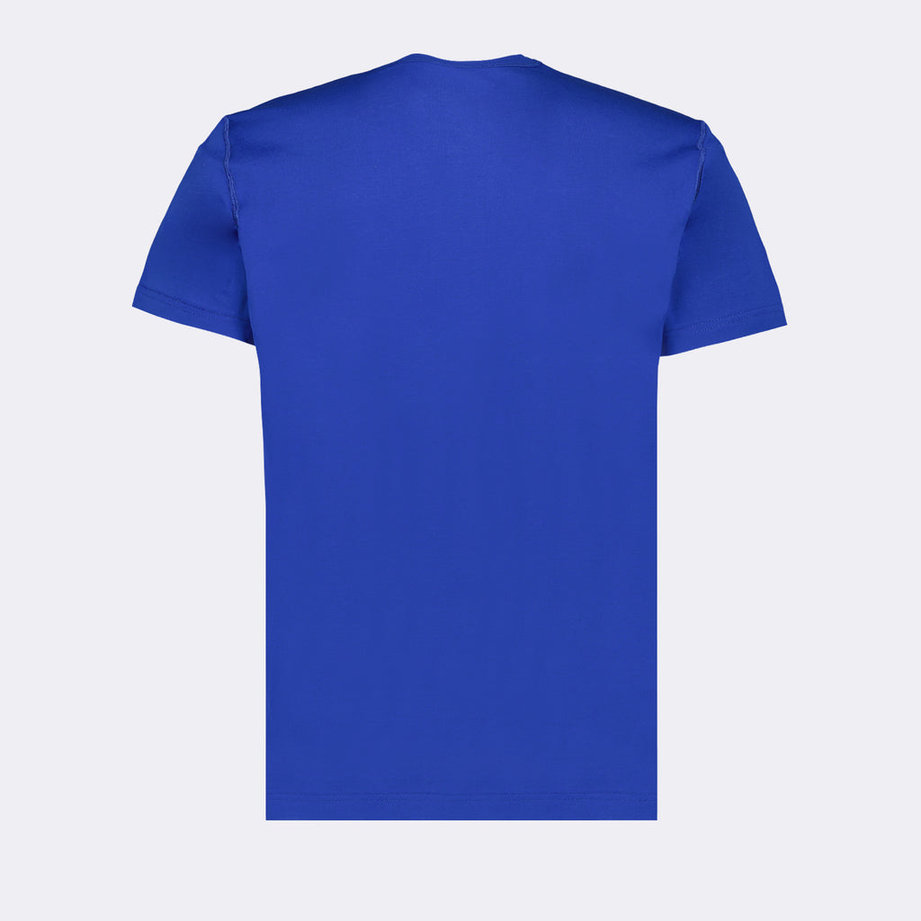 T-shirts T-shirt à logo plaque Dolce & Gabbana Bleu Homme
