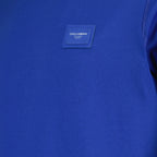 T-shirts T-shirt à logo plaque Dolce & Gabbana Bleu Homme