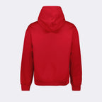Sweatshirts Plaque logo hoodie Dolce & Gabbana Red Man