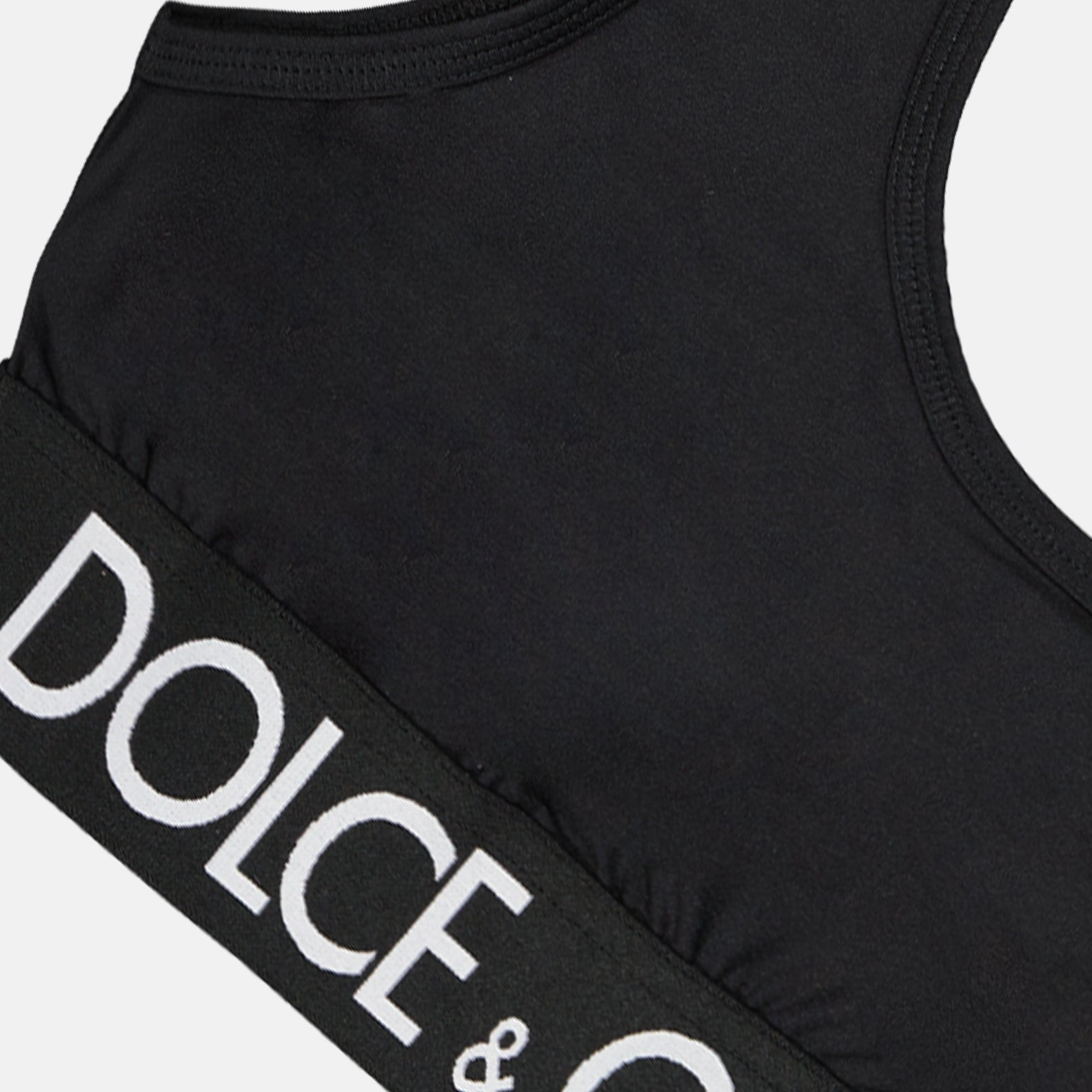 Tops Logo bralette Dolce & Gabbana Black Women