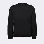 Sweatshirts Sweatshirt à logo plaque Dolce & Gabbana Noir Homme