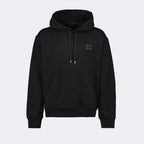 Sweatshirts Sweat à capuche à logo plaque Dolce & Gabbana Noir Homme