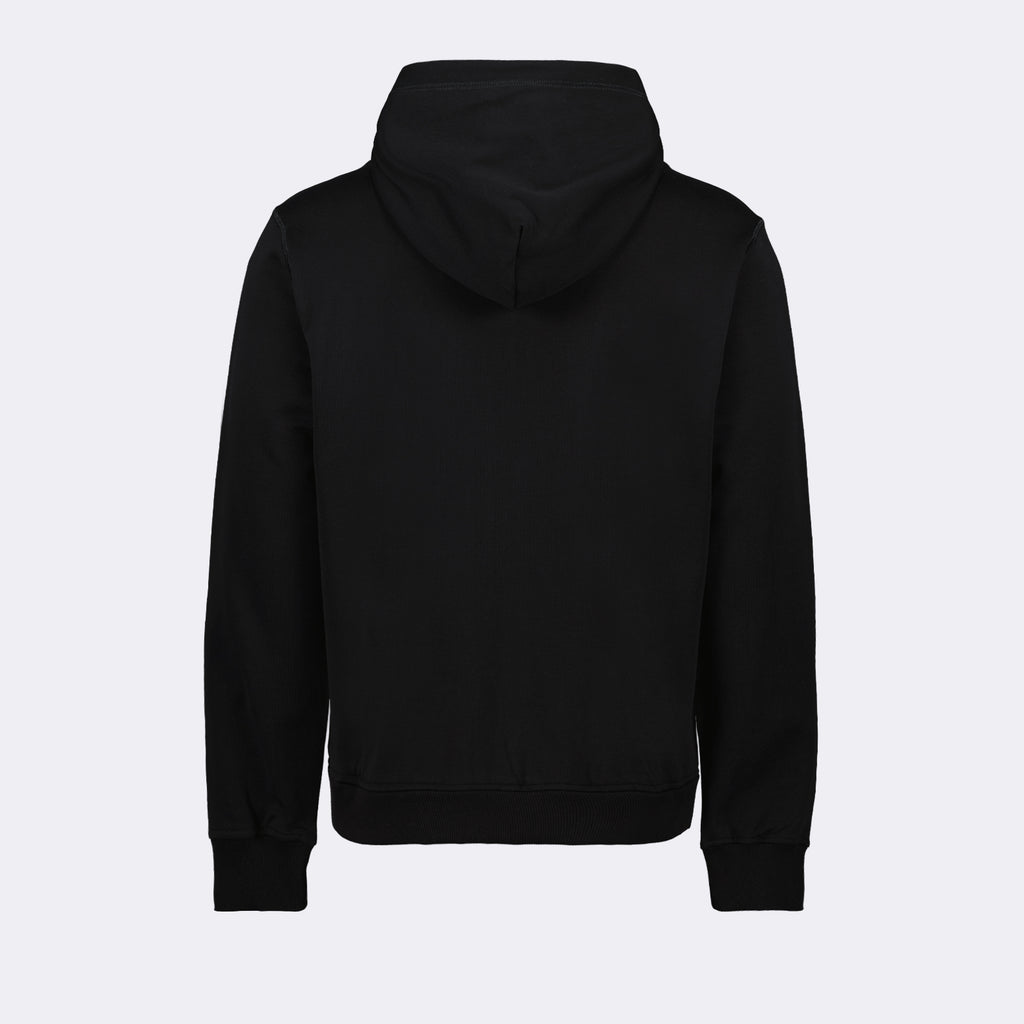 Sweatshirts Logo plaque zip-up sweatshirt Dolce & Gabbana Black Man