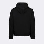 Sweatshirts Logo plaque zip-up sweatshirt Dolce & Gabbana Black Man