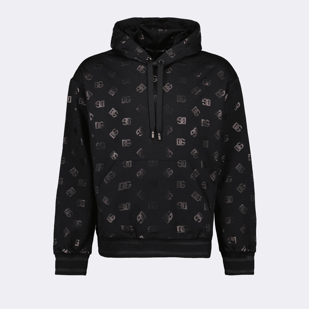 Sweatshirts Sweat à capuche DG Dolce & Gabbana Noir Homme