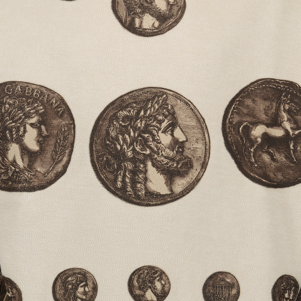 Sweatshirts Sweat à capuche à imprimé Dolce & Gabbana Beige Homme