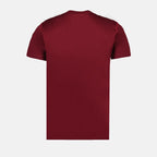 T-shirts T-shirt à logo plaque Dolce & Gabbana Bordeaux Homme