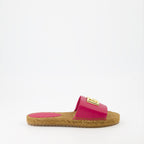 Open shoes DG slides Dolce & Gabbana Pink Women