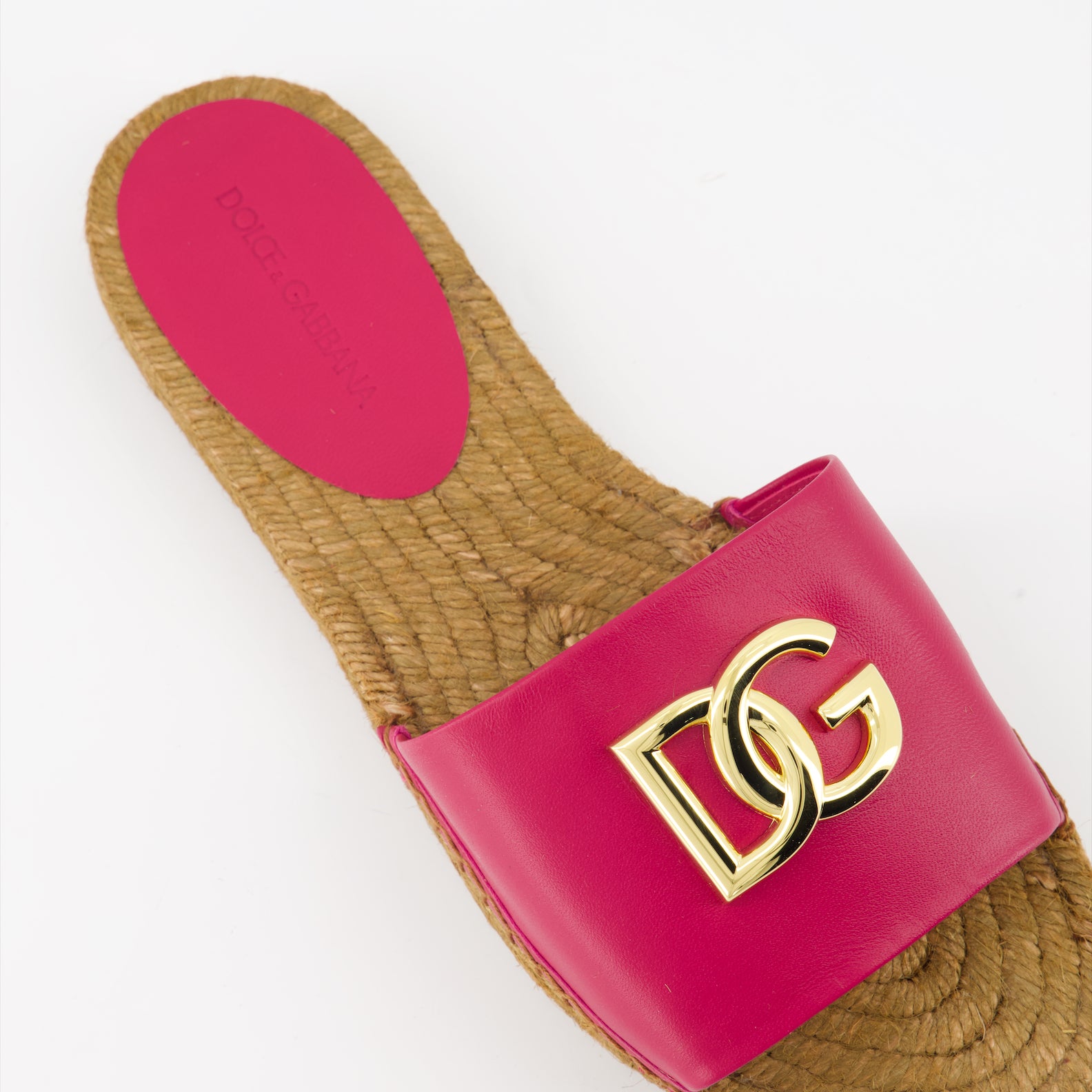 Open shoes DG slides Dolce & Gabbana Pink Women