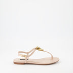 Zapatos abiertos Sandales Devotion en nappa Dolce & Gabbana Beige Femme