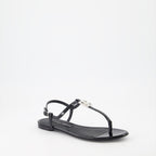 Zapatos abiertos Sandales DG en cuir Dolce & Gabbana Negro Femme