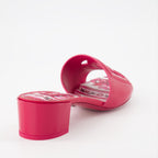 Offene schuhe Mules DG en cuir verni Dolce & Gabbana Rosa Femme