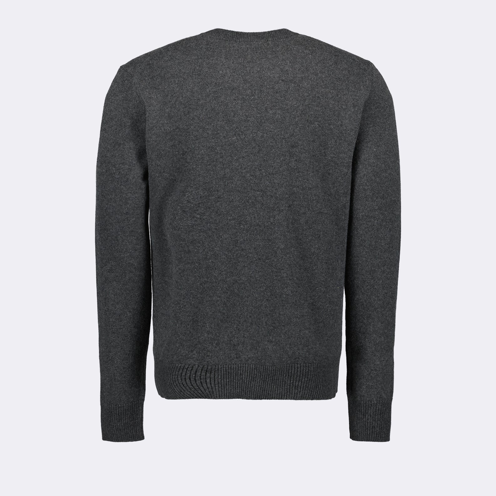 Strickwaren Pull à logo plaque Dolce & Gabbana Grau Homme