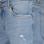 Hosen Jean à effet usé Dolce & Gabbana Blau Homme