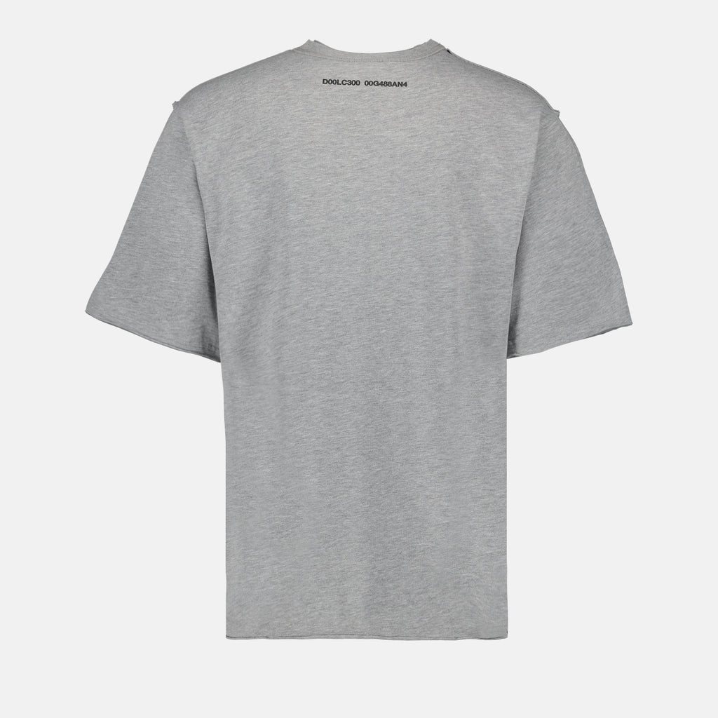 T-shirts T-shirt à logo Dolce & Gabbana Gris Homme