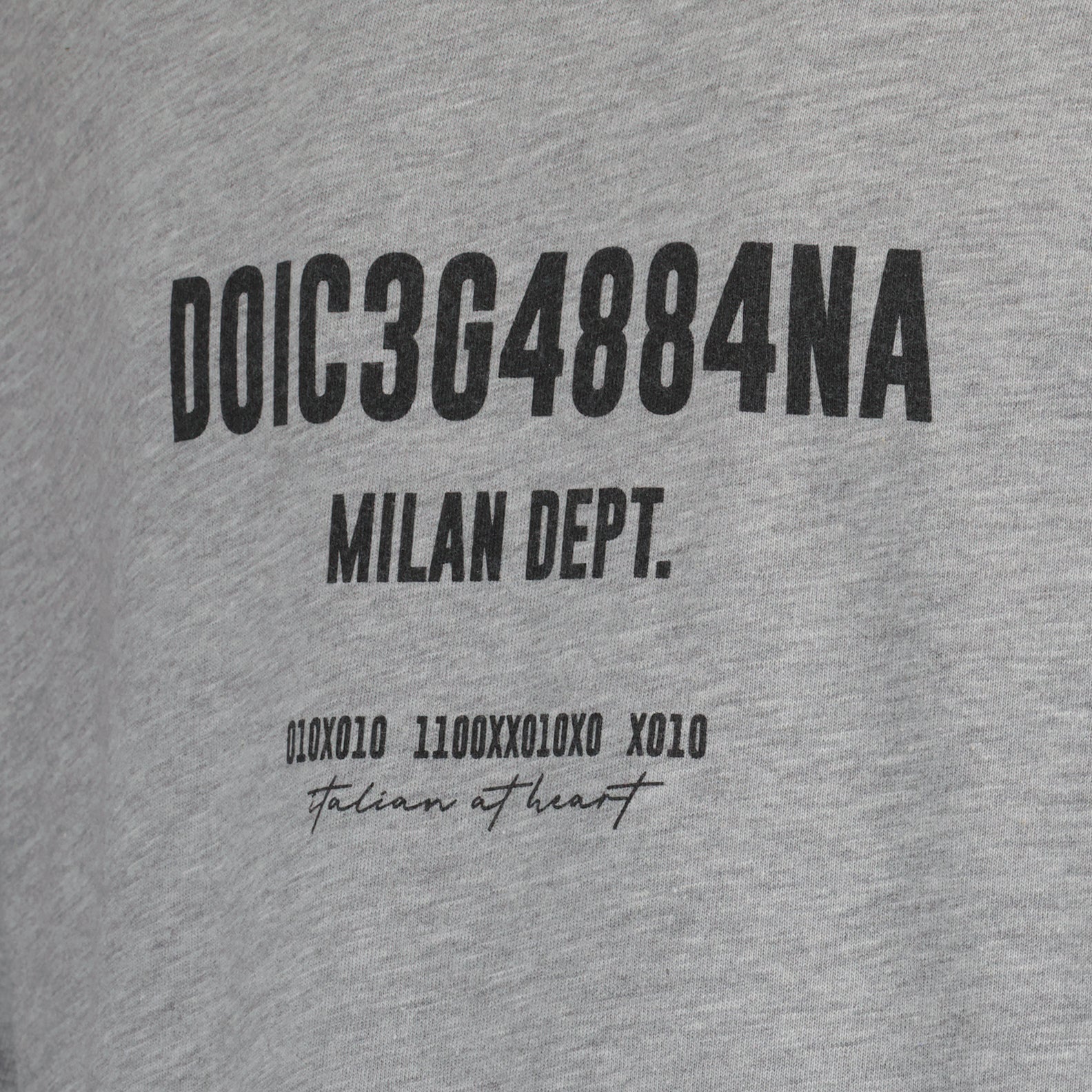 T-shirts T-shirt à logo Dolce & Gabbana Gris Homme