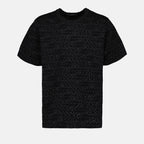 티셔츠 T-shirt monogrammé Dolce & Gabbana 검은색 Homme