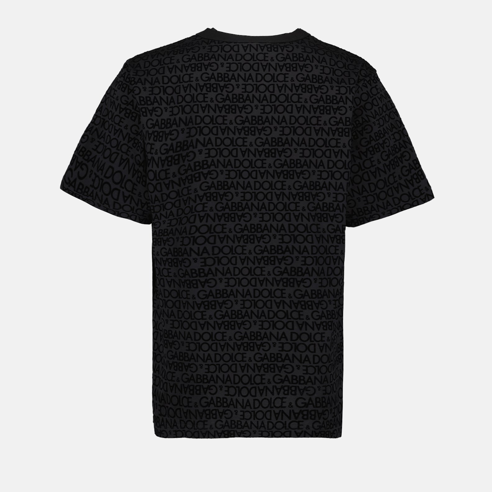 티셔츠 T-shirt monogrammé Dolce & Gabbana 검은색 Homme