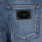 Hosen Jean droit Dolce & Gabbana Blau Homme