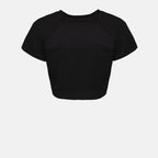 T-shirts Plaque logo T-shirt Dolce & Gabbana Black Women