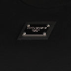 T-shirts Plaque logo T-shirt Dolce & Gabbana Black Women