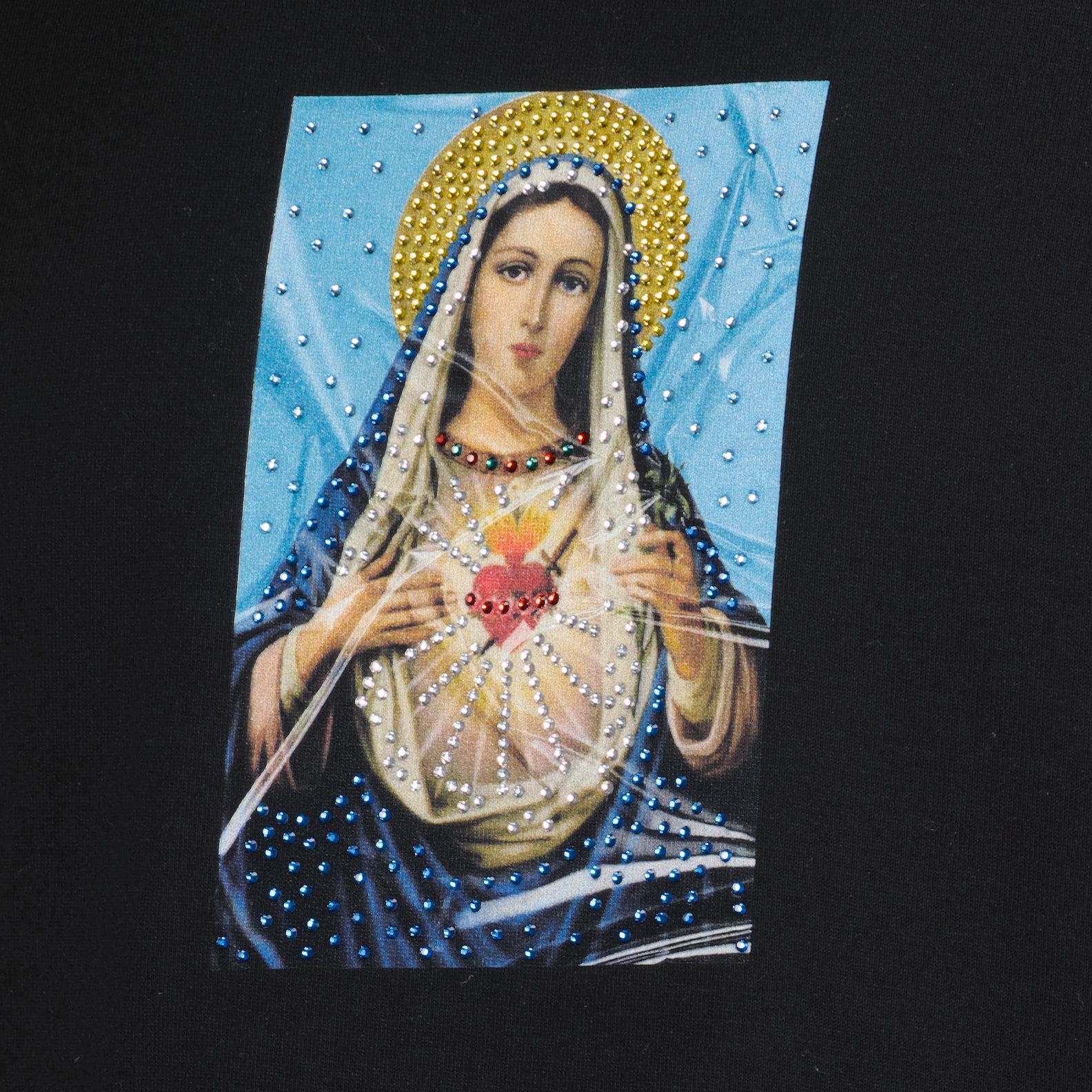 T-shirts Religious print T-shirt Dolce & Gabbana Black Man