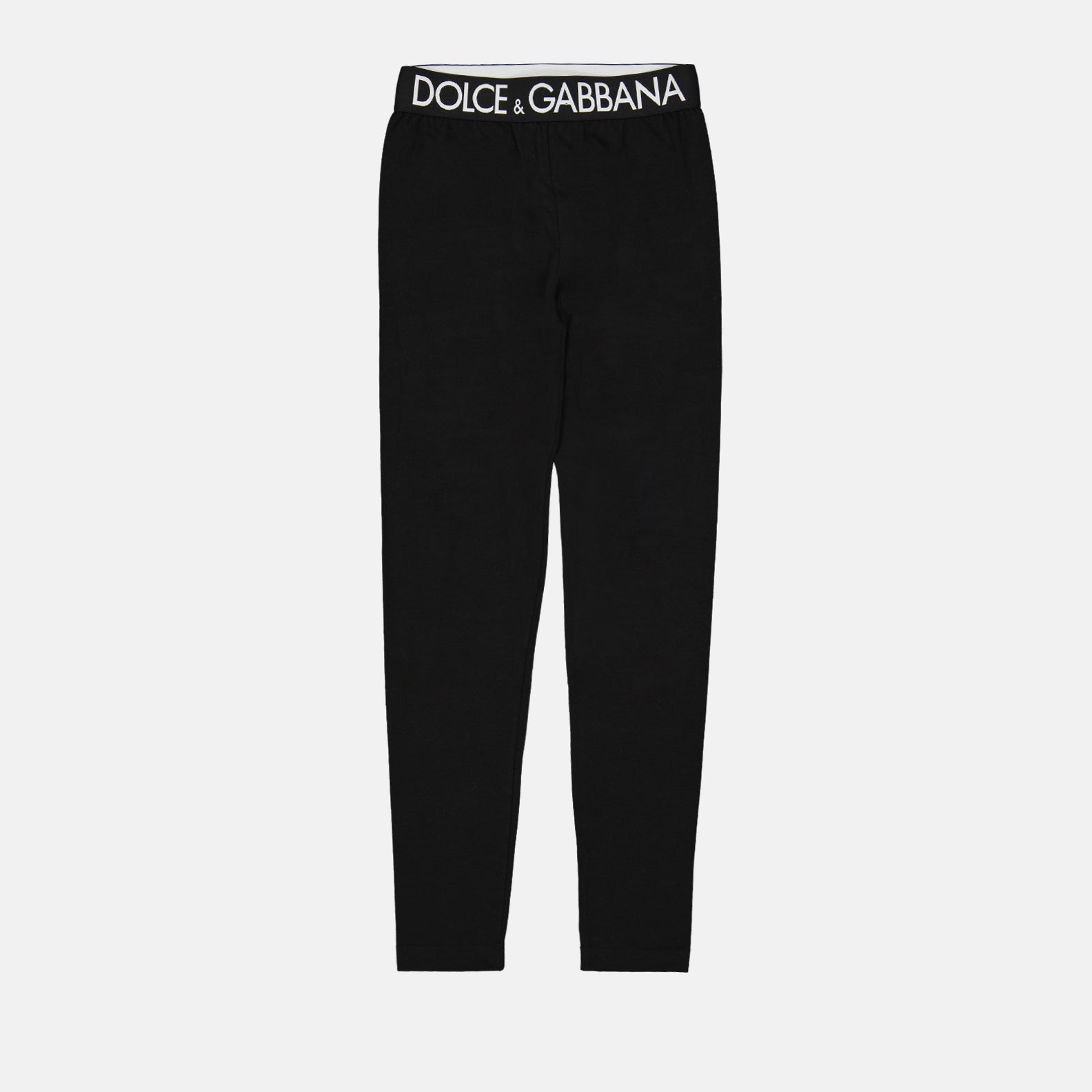 Hosen Legging à logo Dolce & Gabbana Schwarz Femme