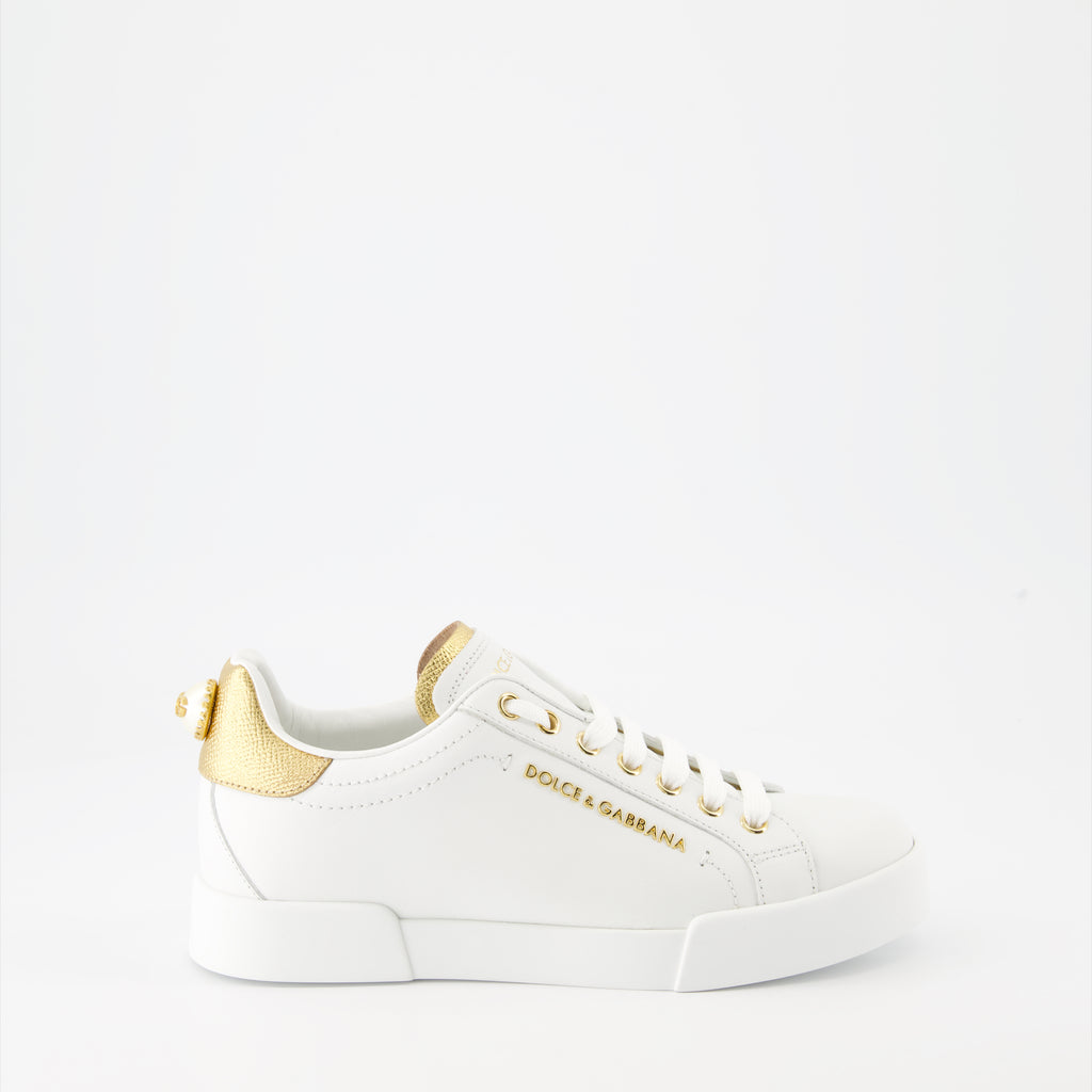 Sneaker Baskets Portofino Dolce & Gabbana Blanco Femme
