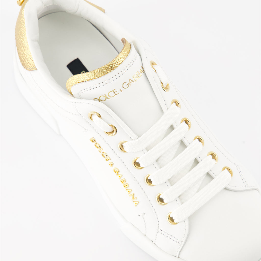 Sneaker Baskets Portofino Dolce & Gabbana Blanco Femme