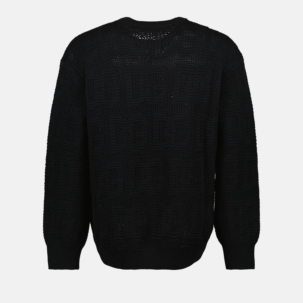 Maille Pull ajouré DG Dolce & Gabbana Noir Homme