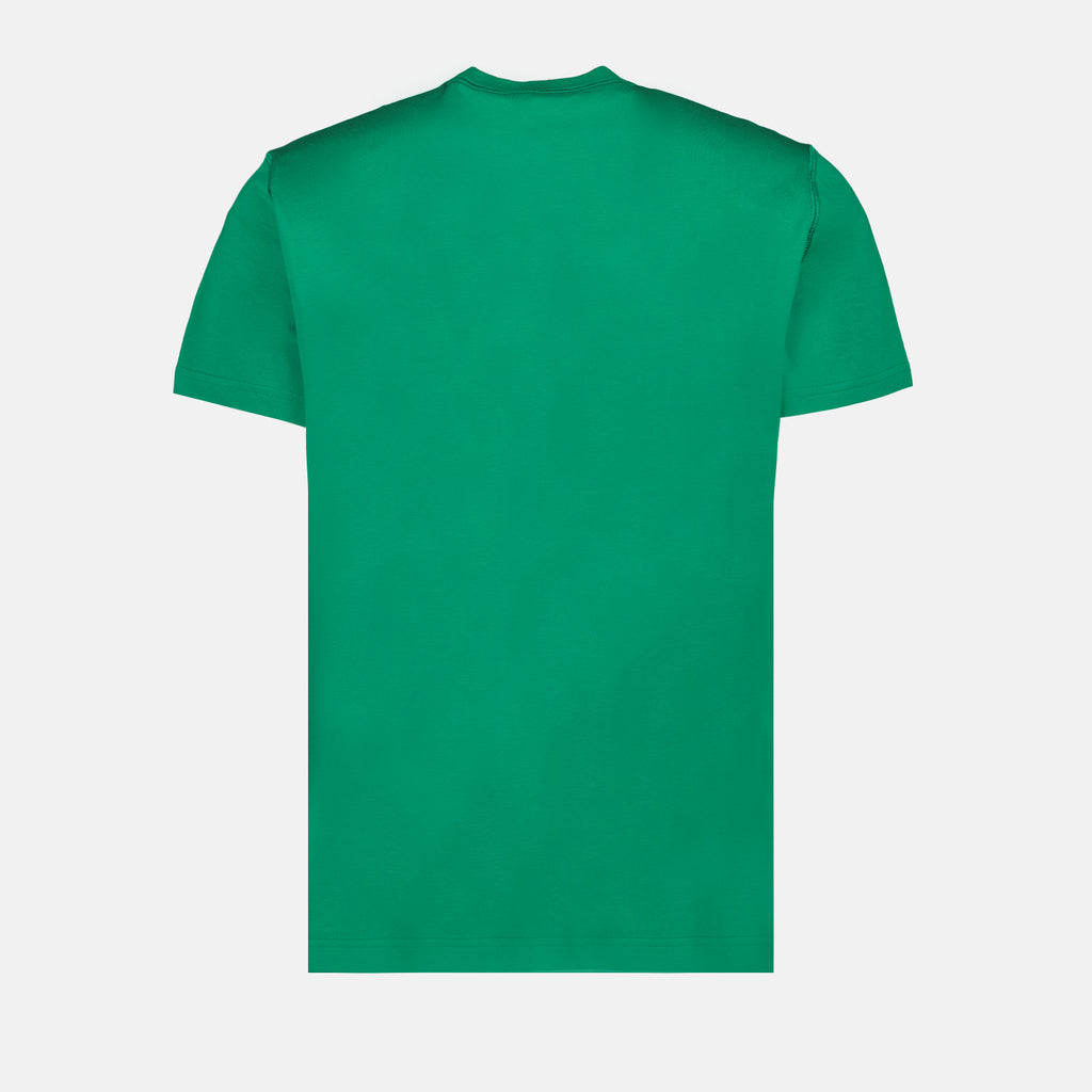 T-shirts T-shirt à logo plaque Dolce & Gabbana Vert Homme