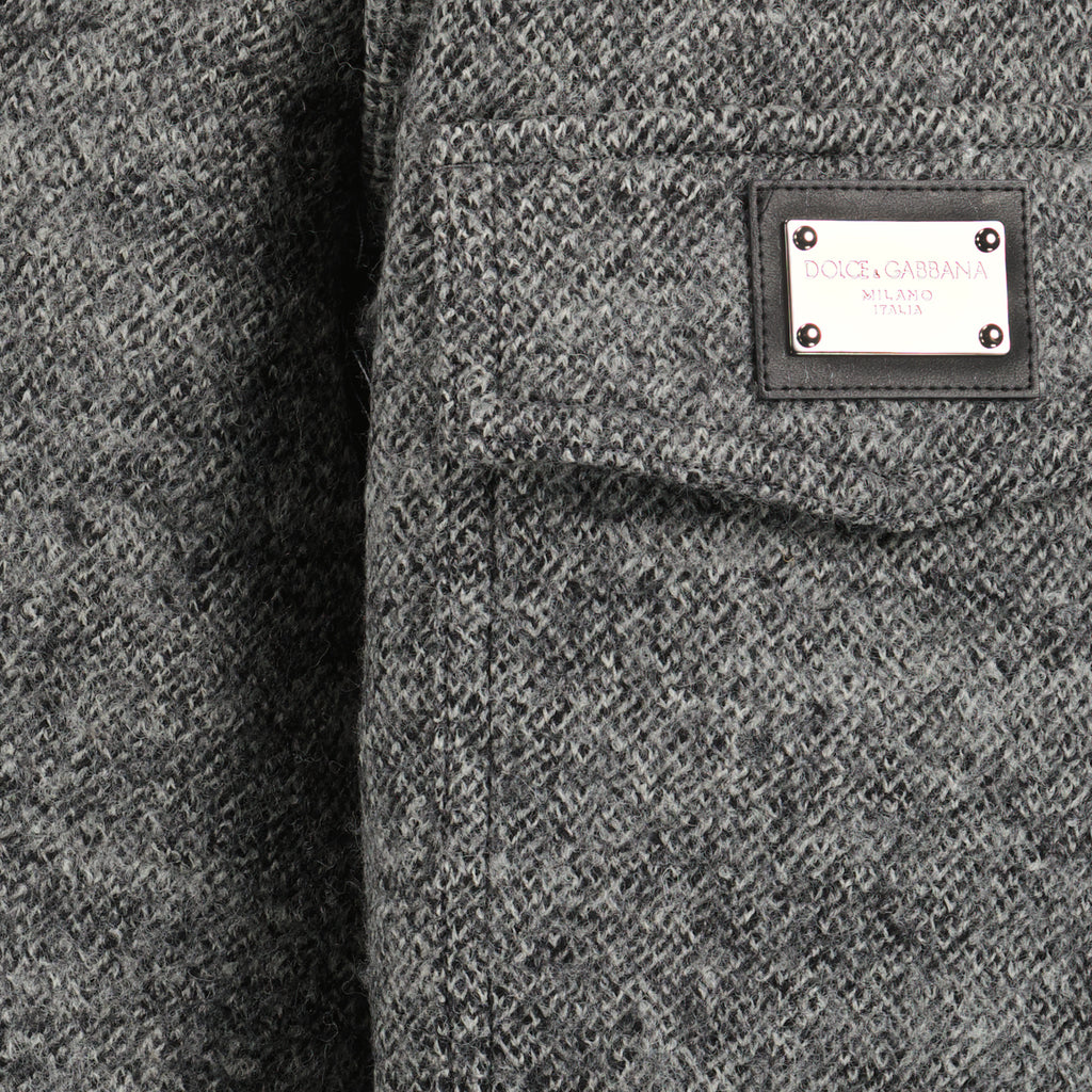 Vestes Veste en laine Dolce & Gabbana Gris Homme