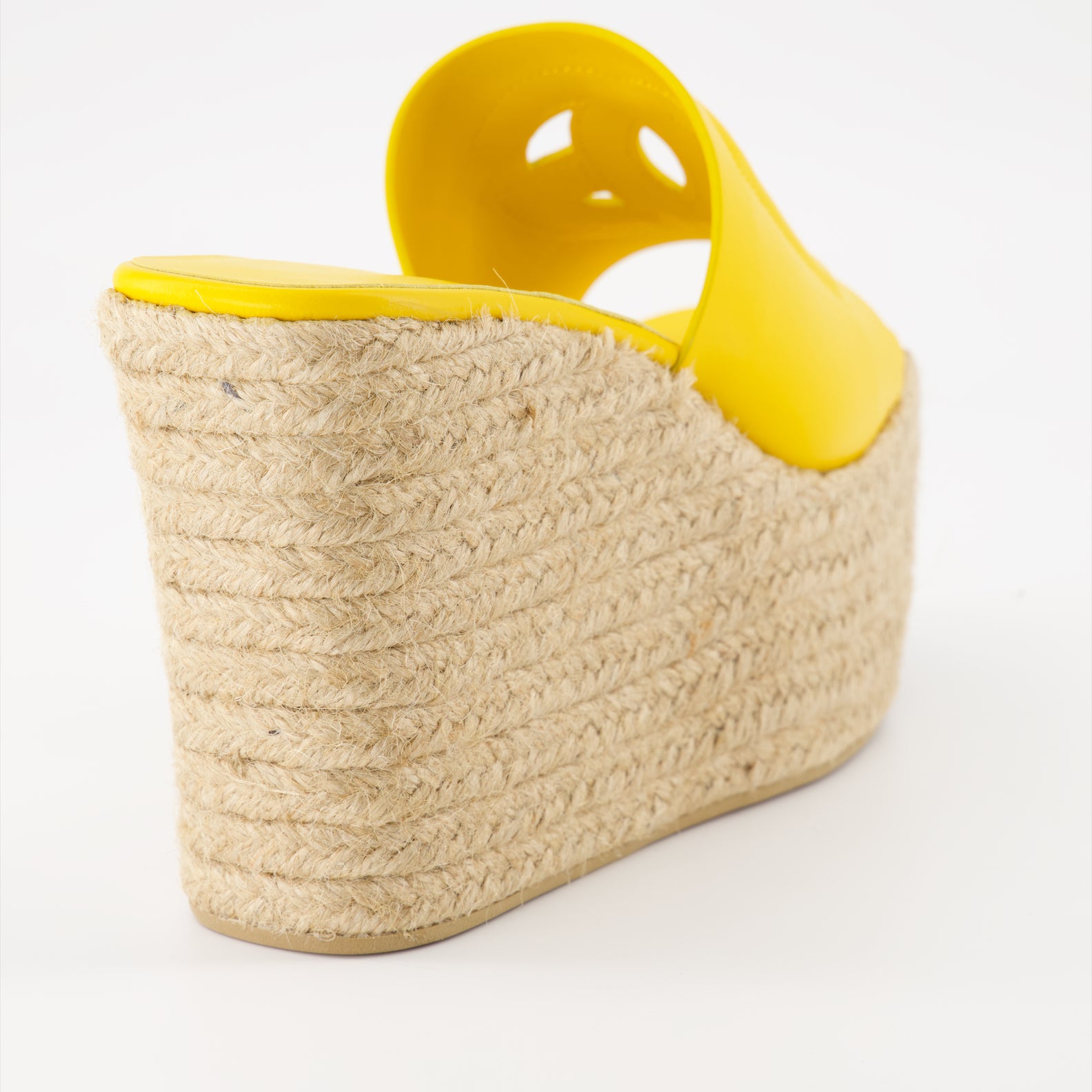 Plateauschuhe Mules à plateforme DG Dolce & Gabbana Gelb Femme