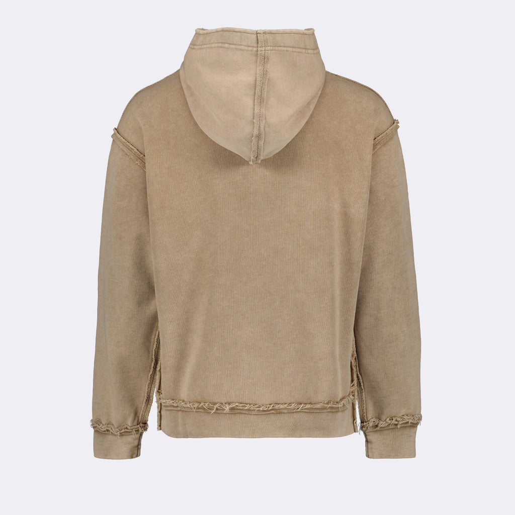 Sweatshirts Sweat à capuche Re-Edition Dolce & Gabbana Beige Homme