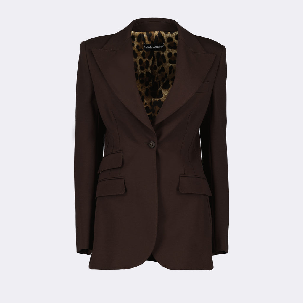 Jackets Turlington blazer jacket Dolce & Gabbana Brown Homme