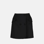 Jupes Jupe en laine Dolce & Gabbana Noir Femme