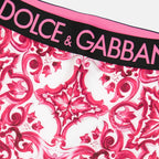 Pants Majolica print leggings Dolce & Gabbana Pink Women