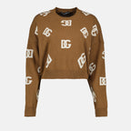 Knitwear DG wool sweater Dolce & Gabbana Brown Women