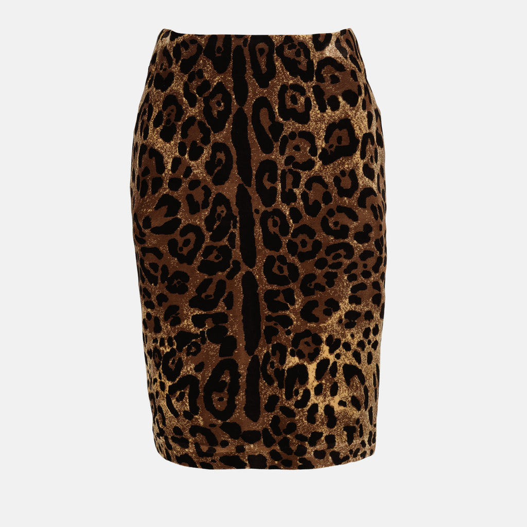 Skirts Leopard skirt Dolce & Gabbana Brown Women