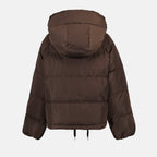 Mäntel Doudoune à logo plaque Dolce & Gabbana Braun Femme