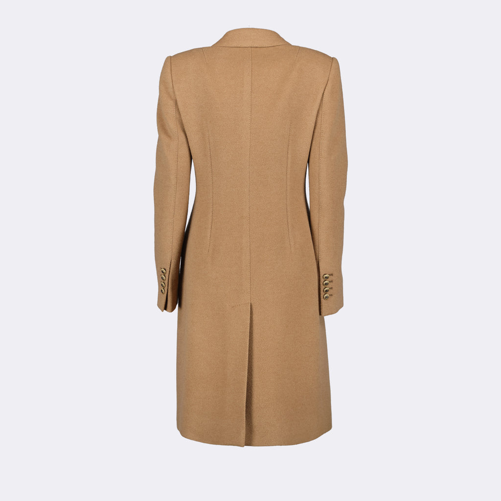 Coats Wool coat Dolce & Gabbana Brown Women