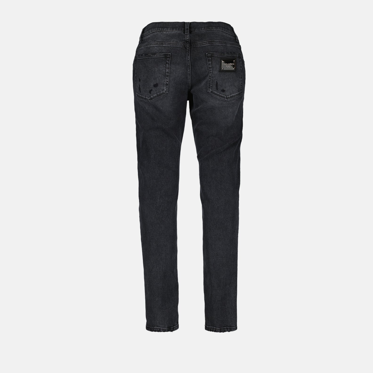 Pantalons Jean gris délavé Dolce & Gabbana Gris Homme